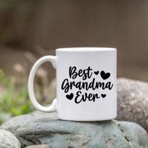 Best Grandma Ever White Ceramic Mug